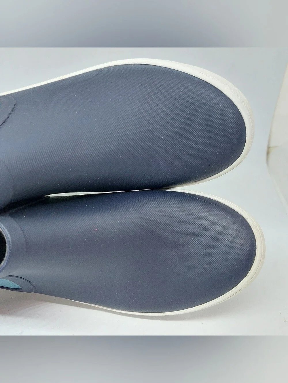 Bogs Bloom Kicker Rain Boots Womens Size 6 Navy Low Top Waterproof Outdoor Shoes